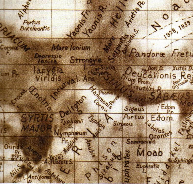 Mars map Edom Promontorium